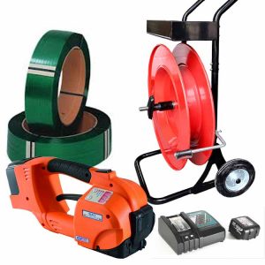 Akuga pakkelintide komplekt GT-ONE 10-16mm PET-pakkelindi jaoks